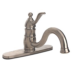 Kindred Brushed Nickel Traditional Single Faucet