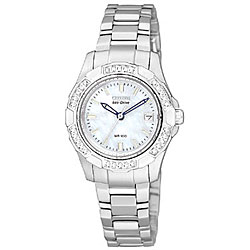 Citizen Eco-Drive Women's Steel Diamond Watch