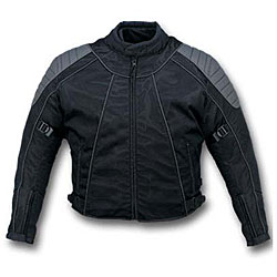 Men's Grey/ Black Motorcycle Jacket