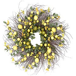 Grand Lemon Lime Wreath