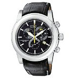 Citizen Men's Black Strap Chronograph Watch