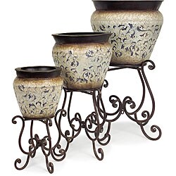 Planters with Stands (Set of 3)