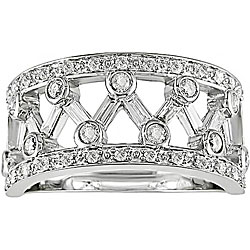 14k Gold 5/8ct TDW Diamond Openwork Design Ring (I-J, I1-I2)