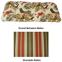 Outdoor UV-resistant Double U-shaped Loveseat Cushion  