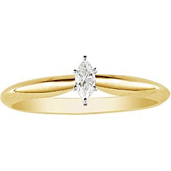 14k Gold 1/3ct TDW Diamond Engagement Ring (I-J, I1)