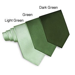 O.H.H.A. Green Woven Silk Tie