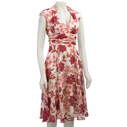 Connected Apparel Women's Floral Dress