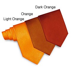O.H.H.A. Orange Silk Tie