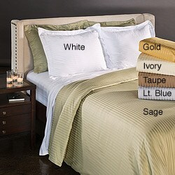 Egyptian Cotton 1500 Thread Count Striped Duvet Cover Set