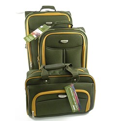 Jeep 3-piece Rolling Luggage Set