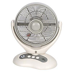 Sunpentown 9-inch Box Fan with Ionzier