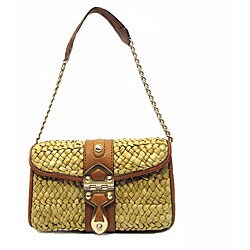 MICHAEL Michael Kors Santorini Straw Clutch