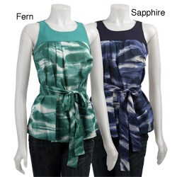 BCBGeneration Women's Sleeveless Chiffon Shirt