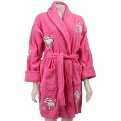 Aegean Apparel Women's 'French Poodle' Applique Robe