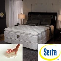 Serta Delphina Pillow-top King-size Mattress Set