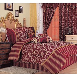 Tamara 7-piece Yarn-dyed Jacquard Comforter Set