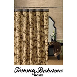 Tommy Bahama Amber Isle Brown Shower Curtain