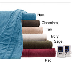 Cozy Plush Twin or Full Electric Blanket