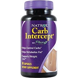 Natrol Carb Intercept Phase2 60 ct Dietary Supplement (Pack of 2)
