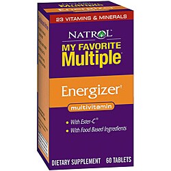 Natrol My Favorite Multiple Energizer Multivitamin (Pack of 3 60-count Bottles)
