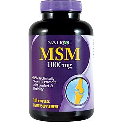 Natrol MSM 1000mg Pills (Pack of 2 180-count Bottles)