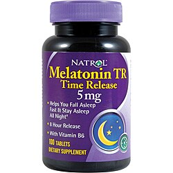 Natrol 5-mg. 100-count Melatonin TR (Pack of 4)