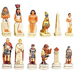Egypt vs. Rome Chess Set