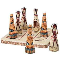 Decorative Tic-tac-toe Native Tribes Set
