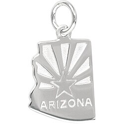 Sterling Silver Arizona Charm