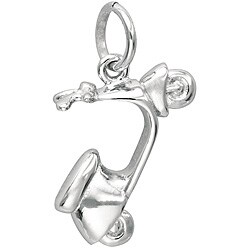 Sterling Silver Scooter Charm