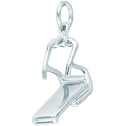 Sterling Silver Treadmill Charm