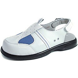 Sandbaggers Lori Breeze Women's White on Blue Size 5 Shoes