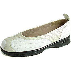 Sandbaggers Women's Libby Stardust Cream/ White Golf Shoes (size 5 only)