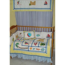 Summer Fun 13-piece Cotton Crib Set