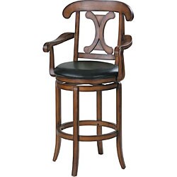 Woodrow High-back Swivel Stool (Set of 2)