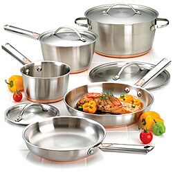 Revere Copper Advantage 9-piece Cookware Set