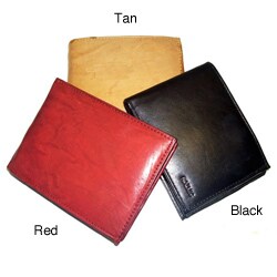 Kozmic Men's Leather Bi-fold Wallet