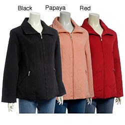 Regent Women's Faux Silk Quilted Jacket