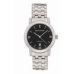 Pierre Cardin Men's Silvertone Casual Watch