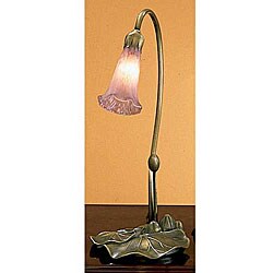 Lily Cranberry Lamp