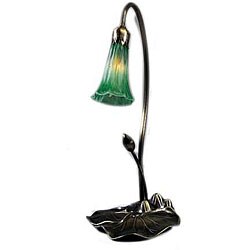 Lily 1-light Green Lamp