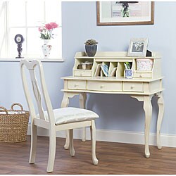 Josephine Antique White Writing Desk