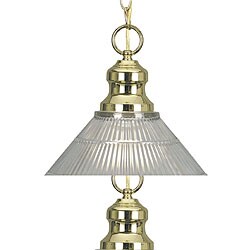 Simplicity Brushed Brass Pendant Light