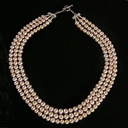 Silver Pearl Necklace (Thailand)