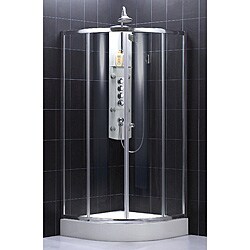 DreamLine Sector Tempered Glass Shower Enclosure