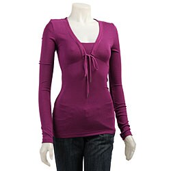 BCBGeneration Women's Tie-front Shirt