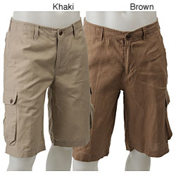 FINAL SALE M. Gordon Men's Linen Cargo Shorts