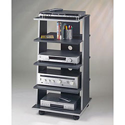 Audio Rack on Heavy-duty Casters