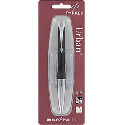 Parker 'Urban' Black-barrel Black Ink Ballpoint Pen