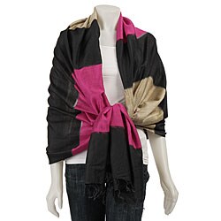 Emilynoelle Amattra Cotton and Silk Blend Scarf